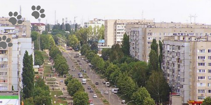 Южноукраинск с высоты