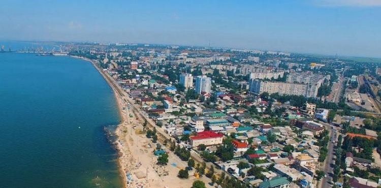 Бердянск с высоты птичьего полёта
