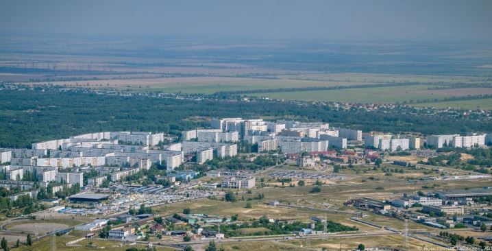Энергодар с высоты птичьего полёта